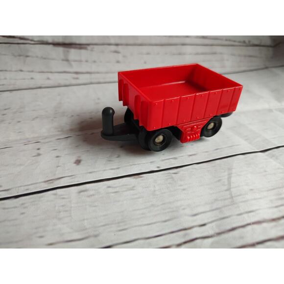 Fisher Price GeoTrax RED TRAIN CARGO CAR 2003 Train Replacment Part Expander - Picture 3 of 5